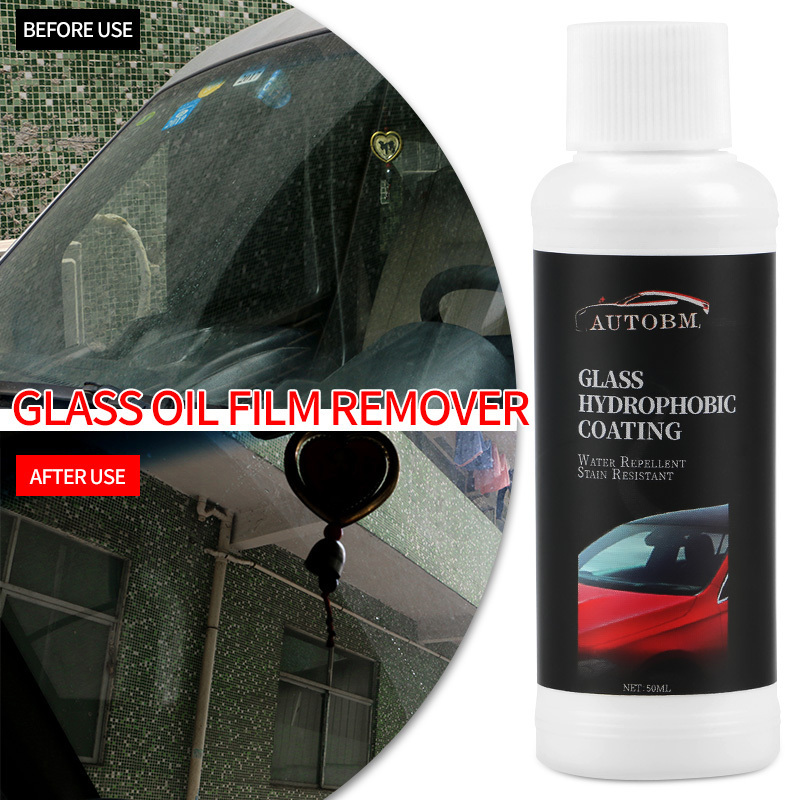 Car windshield oil film remover wiper essential oil film net strong cleaning agent oil stain remover factory wholesale