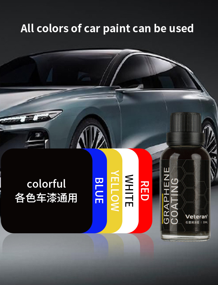 Car Care Supplies Wholesale Car Glass Graphene Coating Waterproof and Scratch-Resistant Glass Protective Coating