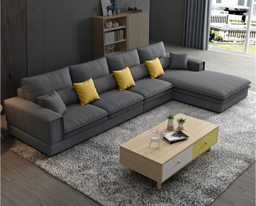 new design low price luxury modern fabric sofa set furniture for small living room