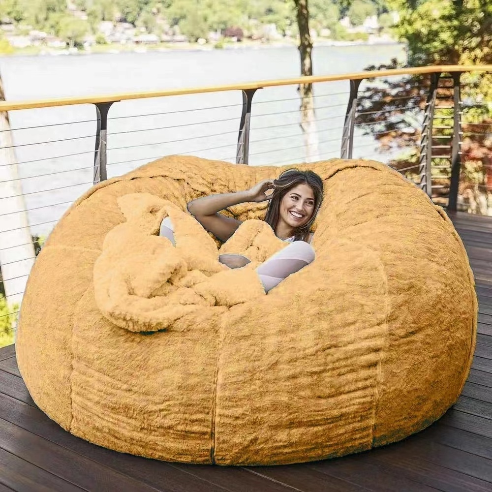 Adult Sofa Bean Bag Eco Friendly Kids large Bean Bag Chair Waterproof Unfilled Bean Bag Cover