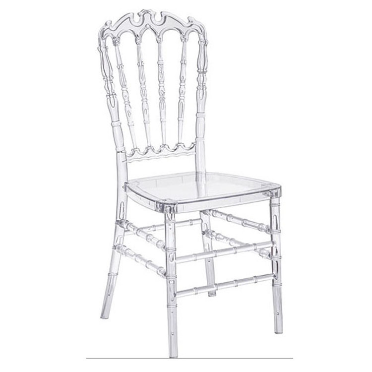 Wholesale Hotel Stackable Transparent Clear Chavari Acrylic Chairs For Weddings And Banquet