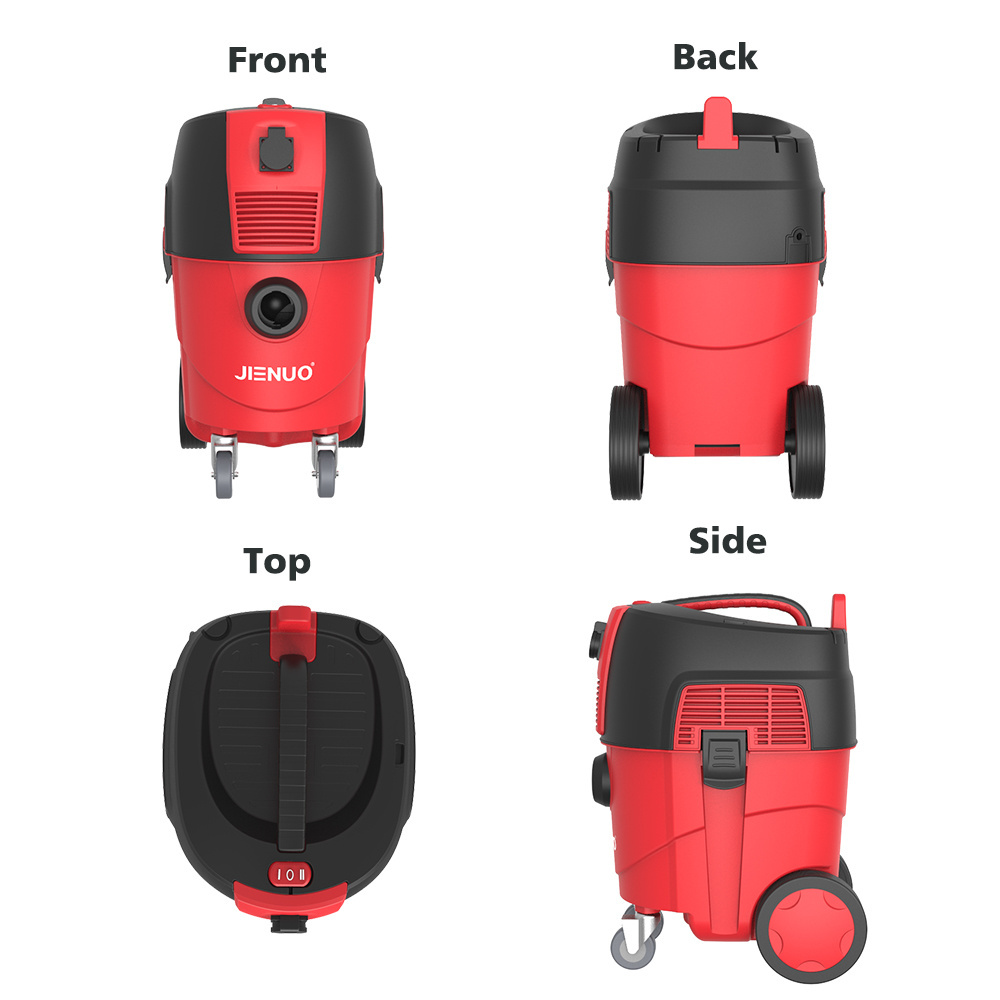 Jienuo JN208G 30L Automatic Dust Shaking Function Wet and Dry Industrial Vacuum Cleaner with Bigger Hepa Filter