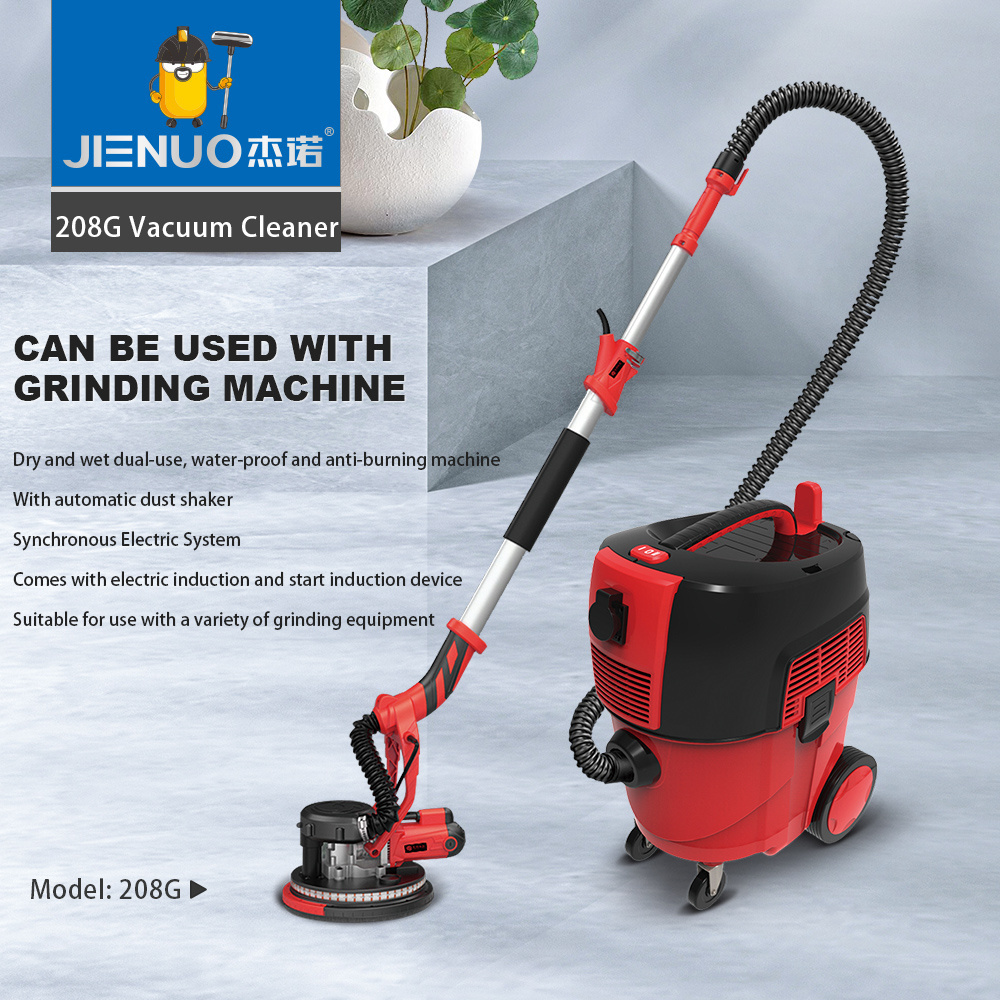 Jienuo JN208G 30L Automatic Dust Shaking Function Wet and Dry Industrial Vacuum Cleaner with Bigger Hepa Filter