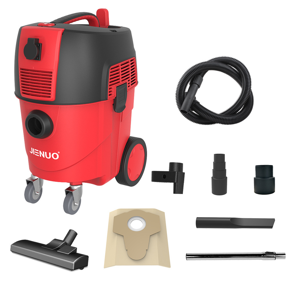 JIENUO  Shop Vacuum 230V Wall Mounted Shop Vacuum 30L Steam Cleaner Commercial Industrial  vacuum cleaner JN208-30L