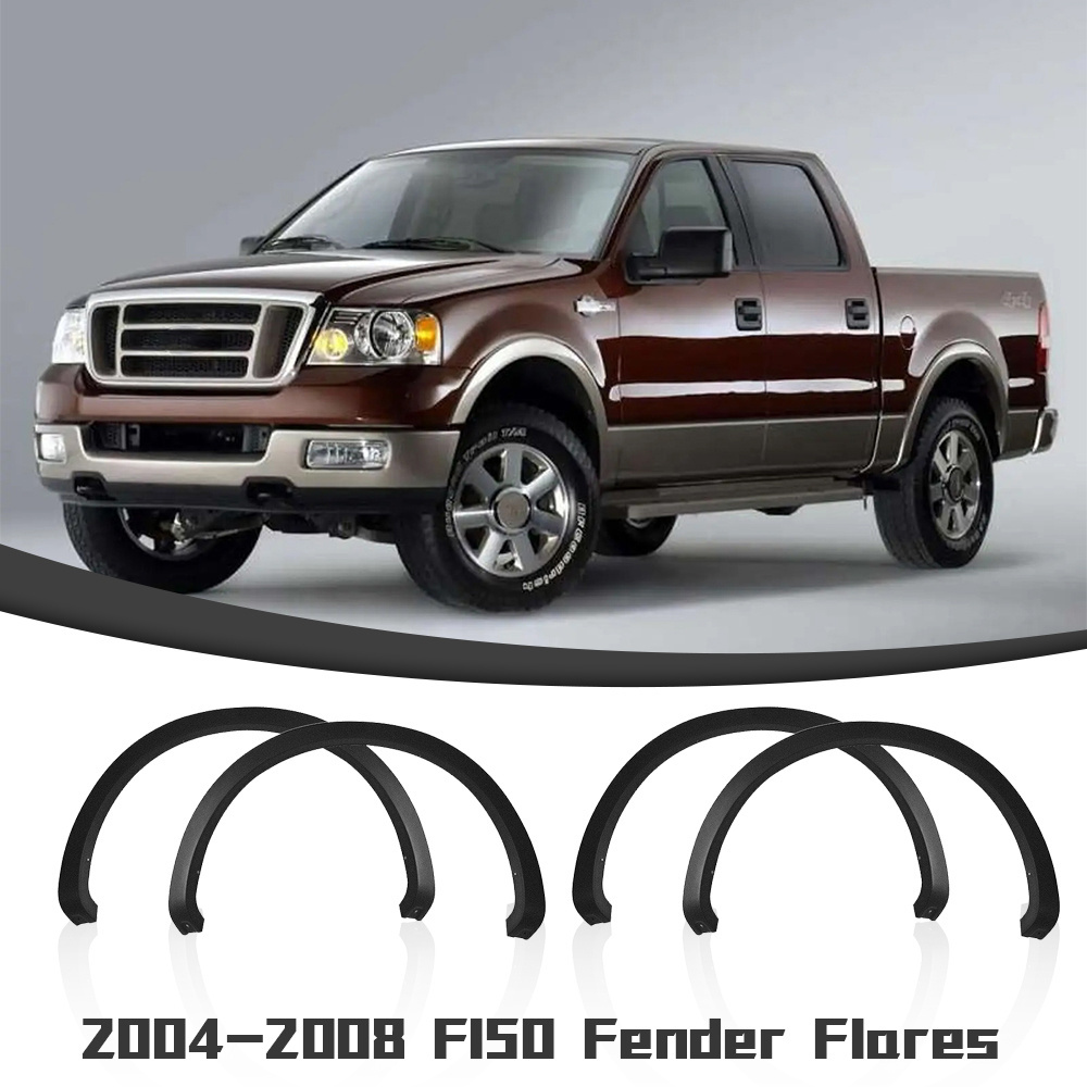 Hot sell Fender Flares Suitable for 2004-2008 2015-2017 Ford F150 Fender Flares without/with screws support customization