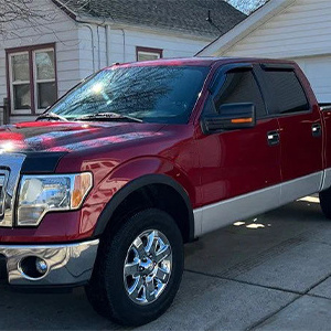 Factory directly fender flare kit used for 2009-2014 Ford F150 with screws carbon fiber fender flares support customization