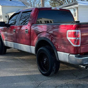 Factory directly fender flare kit used for 2009-2014 Ford F150 with screws carbon fiber fender flares support customization