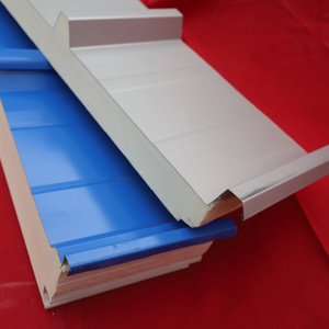 China factory price prefab house fire rated fireproof interior exterior roof wall 30mm 50mm polyurethane pu sandwich panel