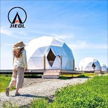 9.8ft Luxury Geodesic Igloo Party Dome Glamping Tents With Optional Accessories