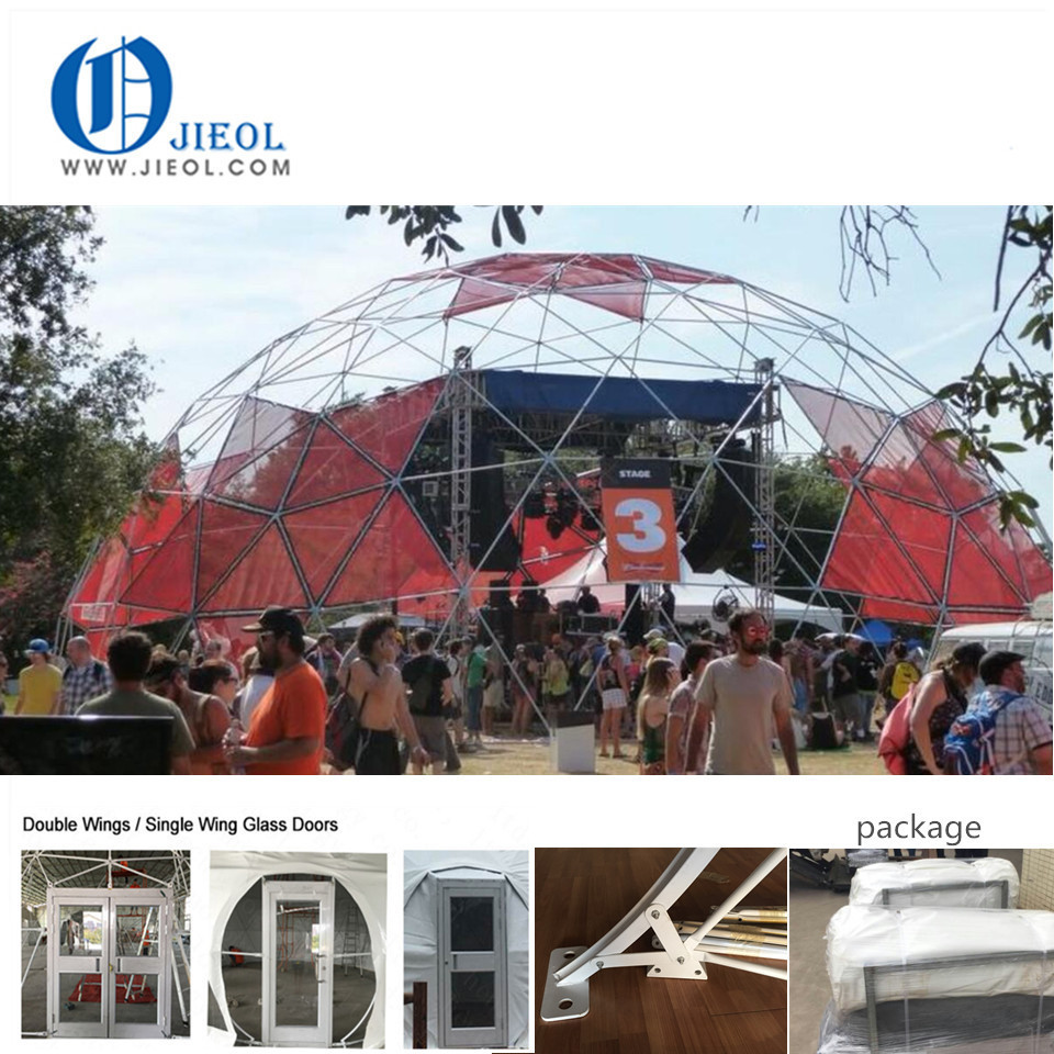 Chinese dome event tent with glass door dome house Garden igloo