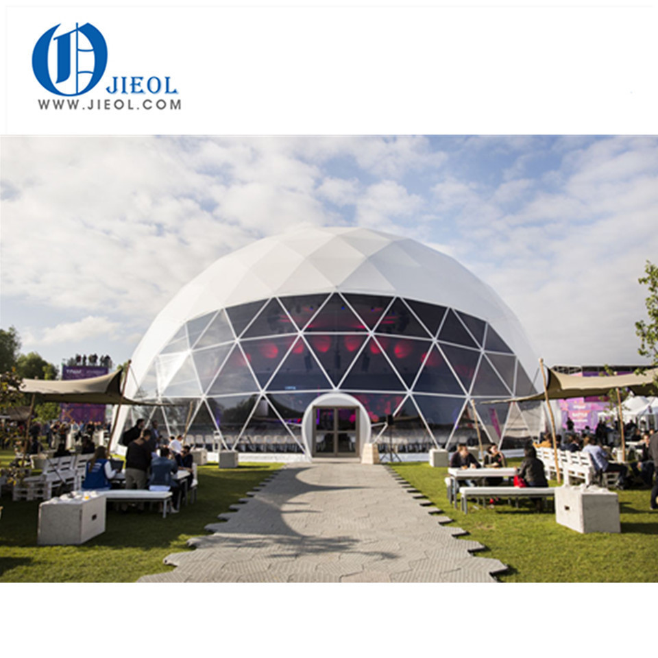 Chinese dome event tent with glass door dome house Garden igloo