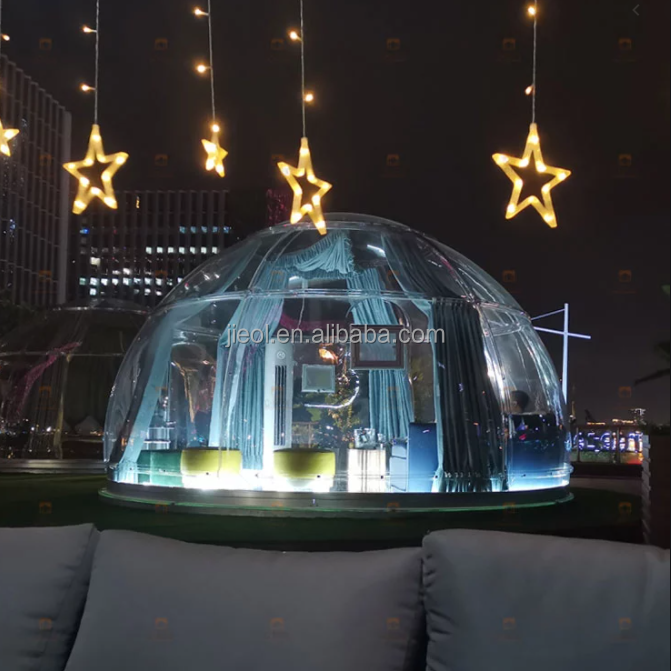 Hot Selling hight Wind Resistance Pc Polycarbonate Planetarium Dome Tent Modular Domes Tent Home For Resorts Geodesic Dome