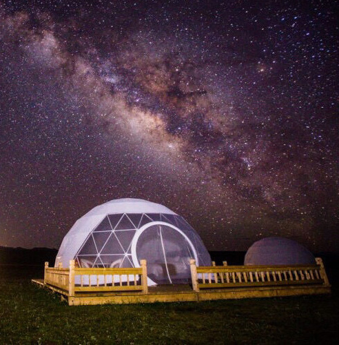 Diameter 6M Half Sphere Geodesic Dome Tent for Camping