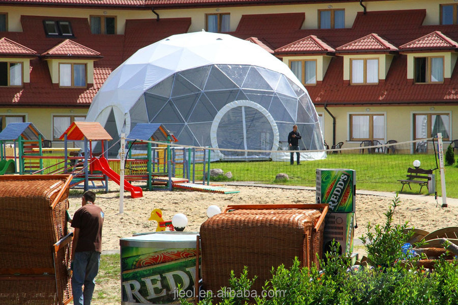 Plastic Outdoor Hotel Inflatable Glamping Pvc Geodesic Clear Igloo HouseCamping Bubble Big Dome Tent