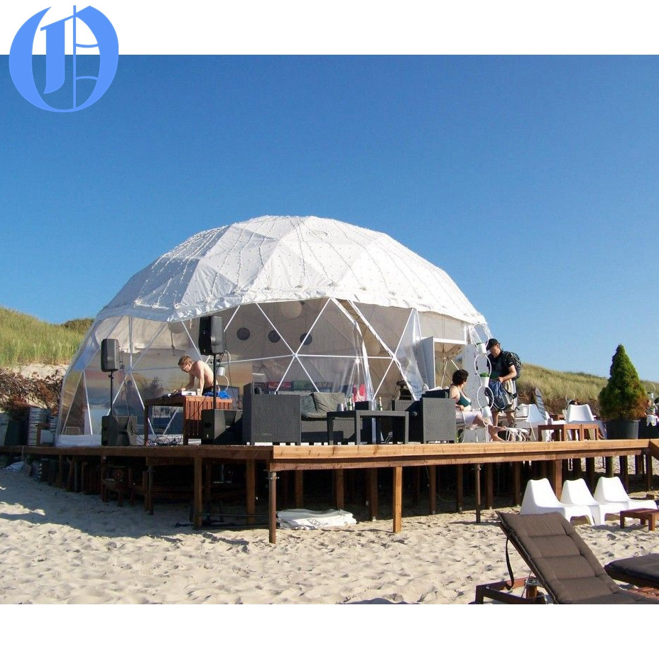 Hot Sale Transparent Winter And Summer 3.6m Outdoor Garden Party Event Pvc Plastic Igloo Dome Tent For Dning Cafe