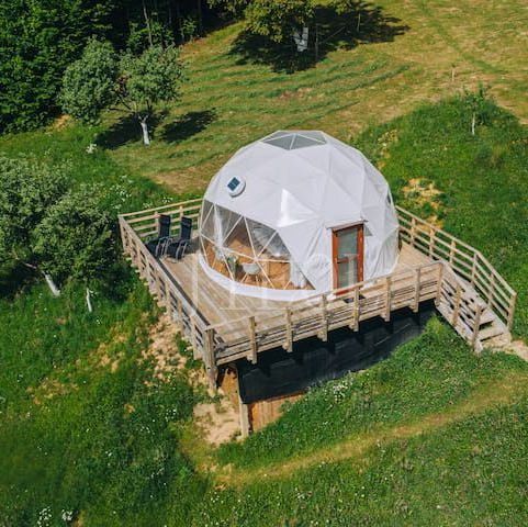 Geodesic Dome Kits  Glamping Domes  Camping Dome Glamping Pods Hotel Luxury Tent