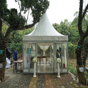 Pavilion canopy glass wall pagoda event tent