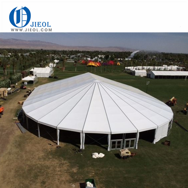 Huge Polygon Aluminum Tents 5000 People Capacity For Sale