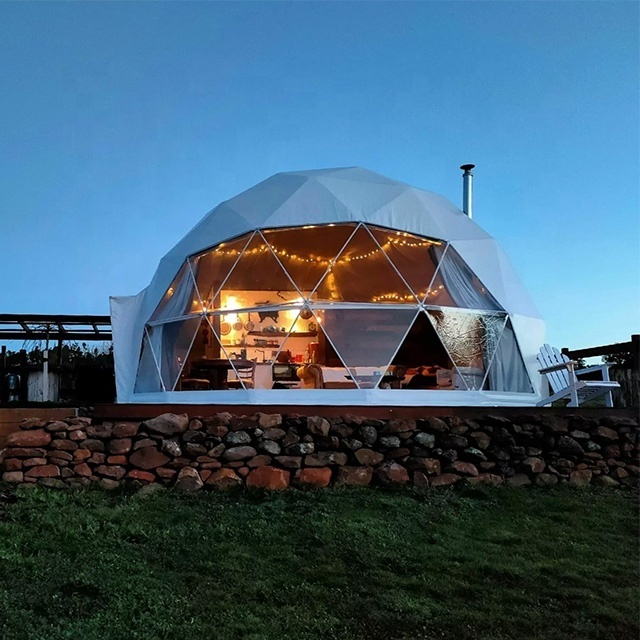 Gorgeous Waterproof Pvc Clear Igloo Dome Tents Transparent Prefab Dome House Tent Factory Price