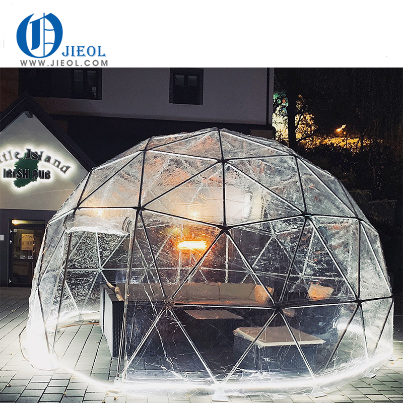 Geodesic Dome Tent Clear PVC Cover Garden Plastic  igloo