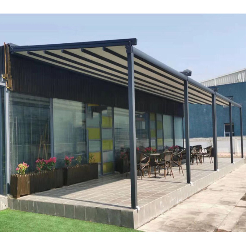 automatic retractable awning outdoor retractable awnings aluminium polycarbonate awning canopy