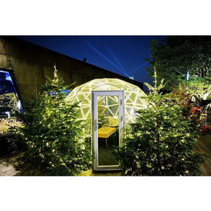 Geodesic Dome Tent Clear PVC Cover Garden Plastic  igloo