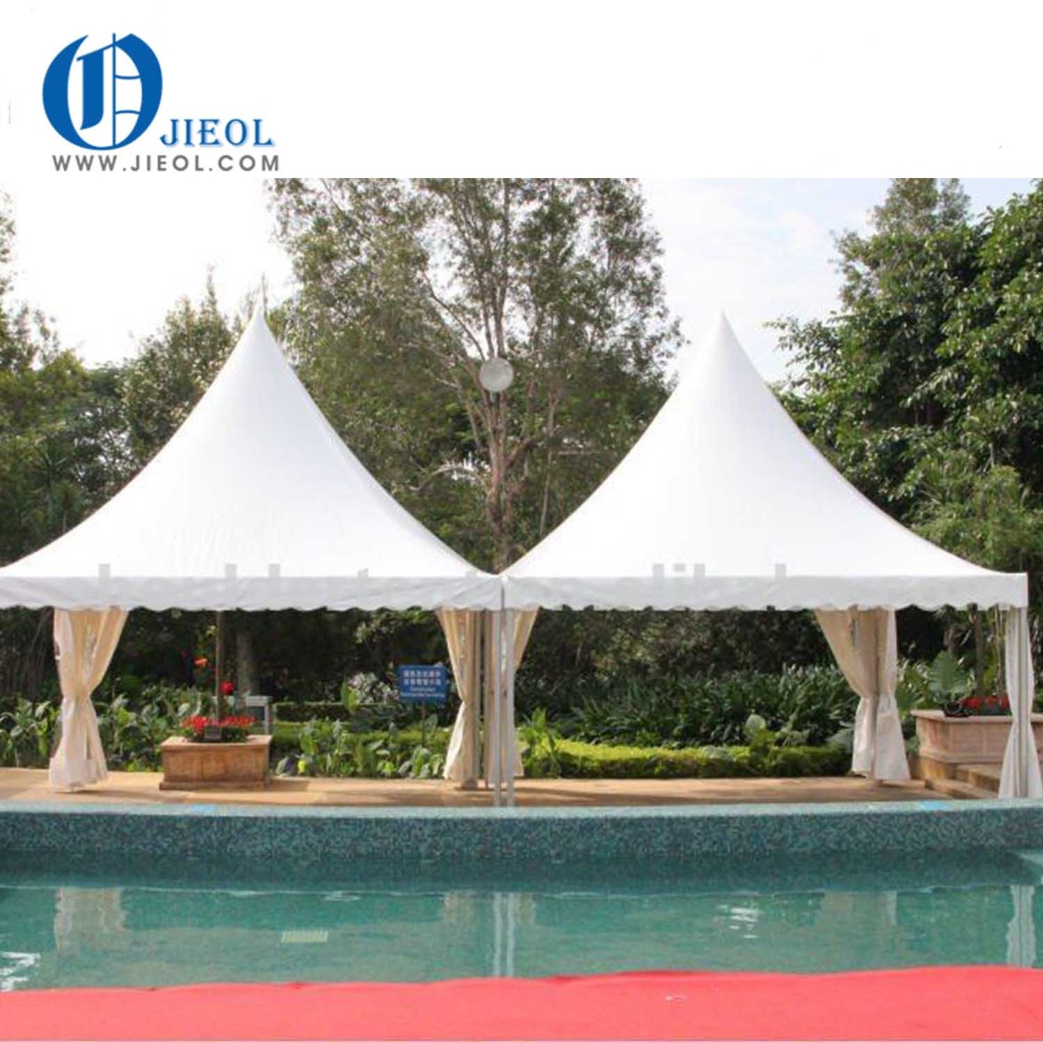 5X5 Easy to install aluminum structure pagode tent roof top Pagoda Gazebo Tents