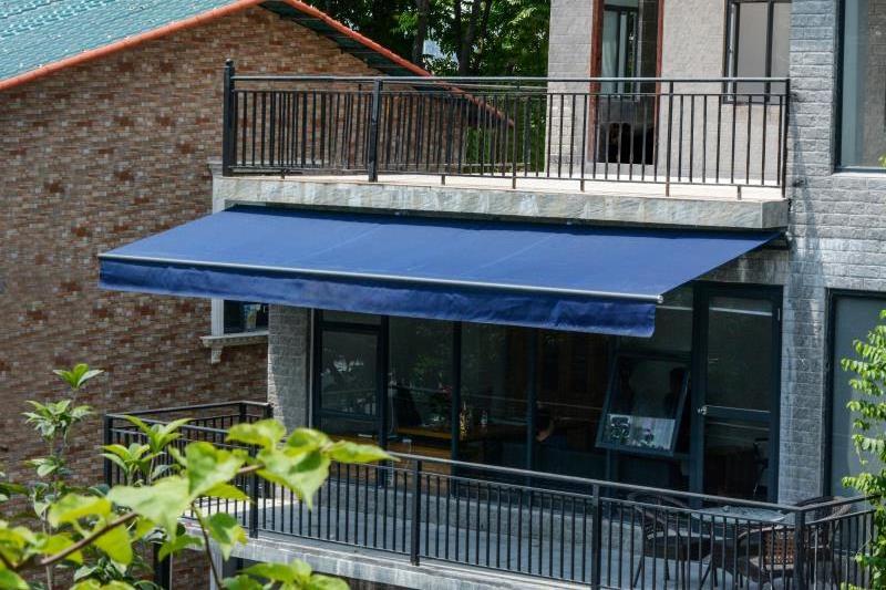 Balcony Motorized Waterproof Markise Retractable Awning With Hand Crank retractable pagola awning canopy