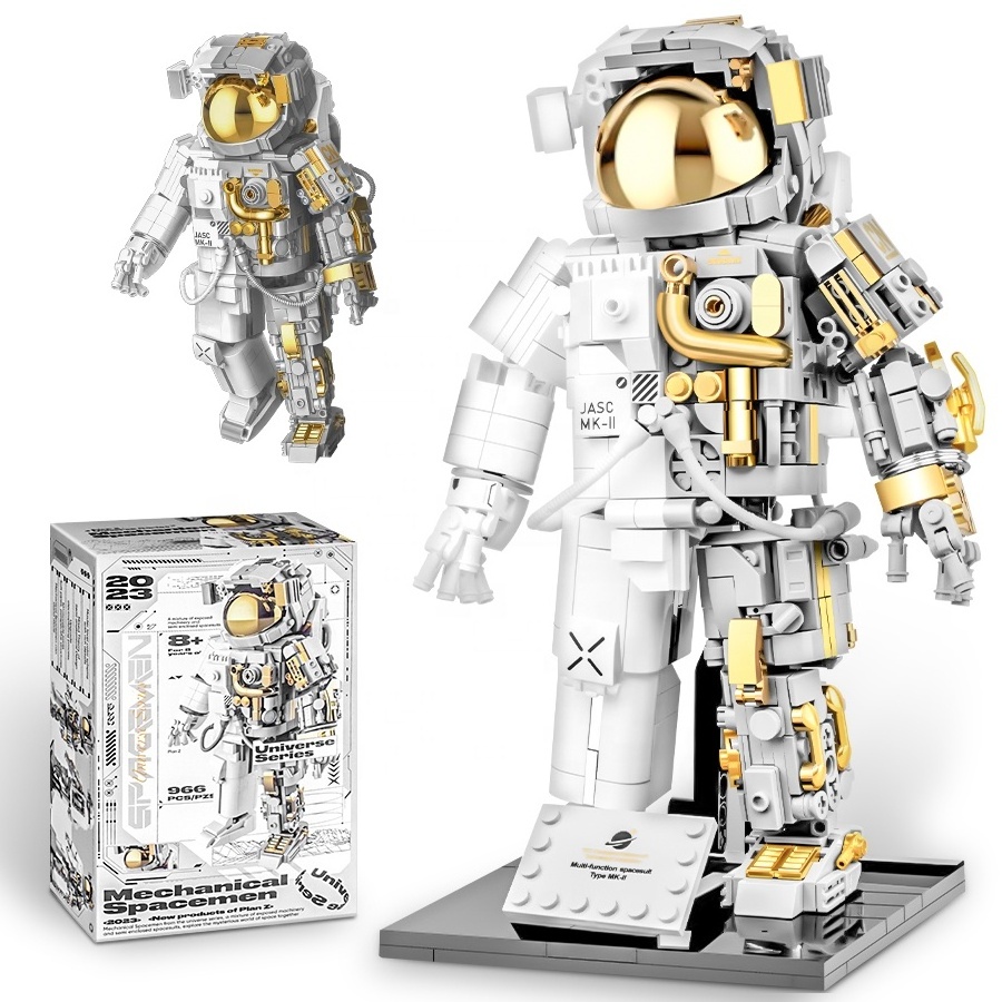 Wholesale ABS Plastic Astronaut Space Build Bricks Assembly Kids Building Block Sets For Kid Gift