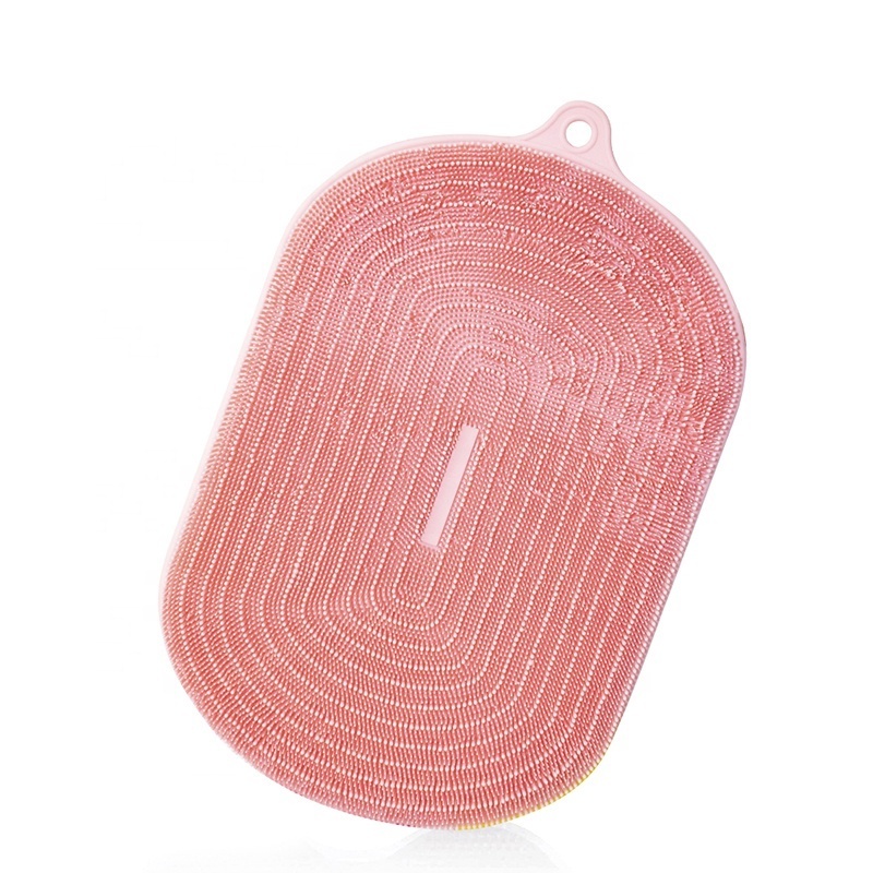 Factory Wholesale Shower Foot Washing Pad Back Massage Suction Mat Bathroom Cleaning Body Spa Silicone Scrubber Mat