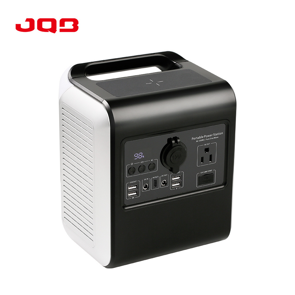 JQB Latest Styles AC 220V/110V 600W Portable Power Station