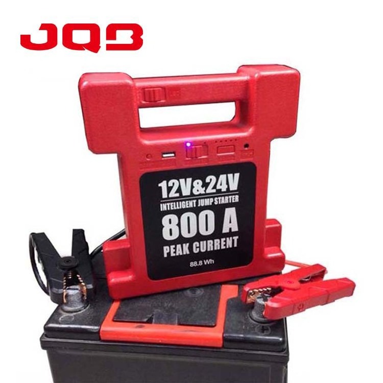 Handy 24000 mAh 12V/24V emergency auto jump starter power bank battery ultra booster rescue tool kit