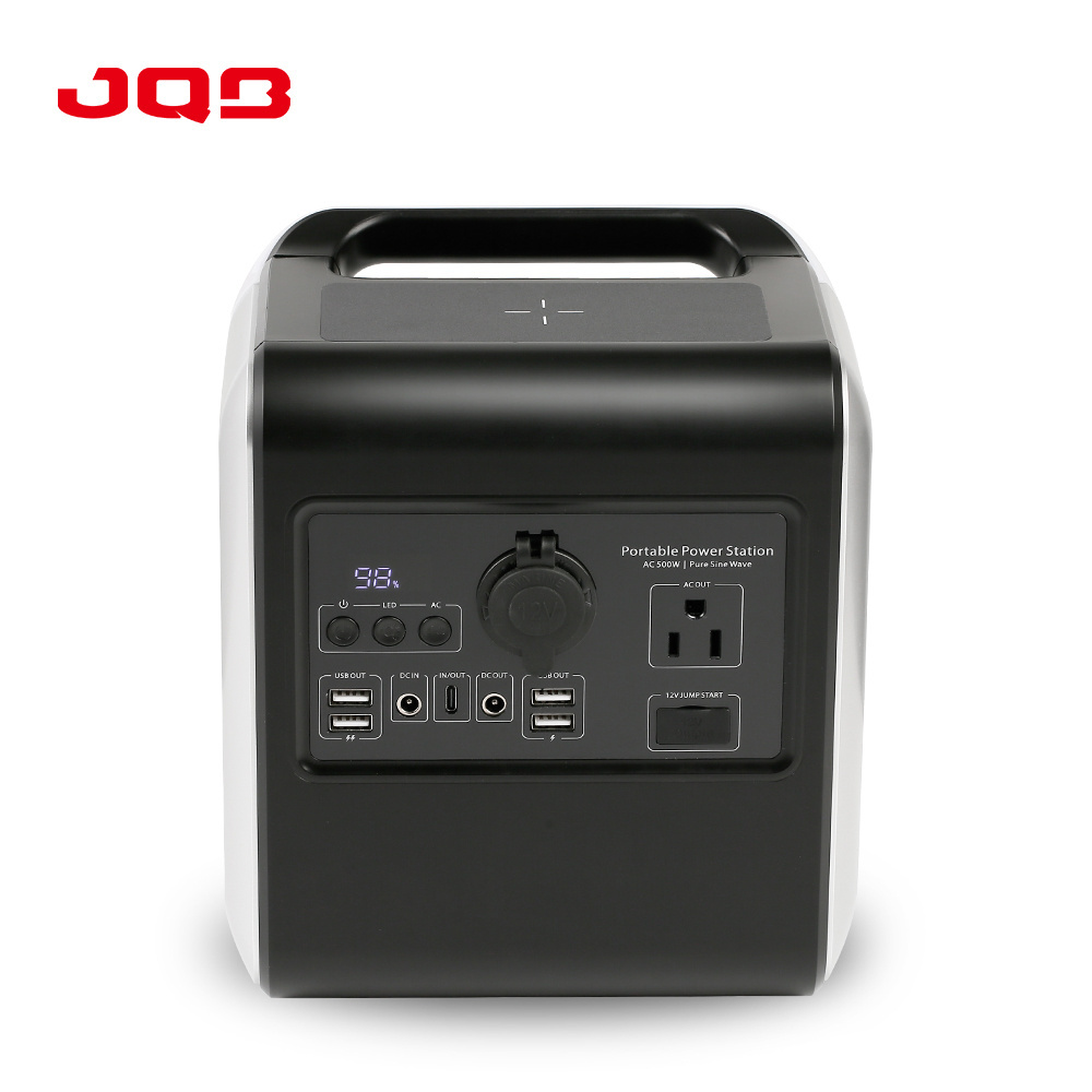 JQB Latest Styles AC 220V/110V 600W Portable Power Station