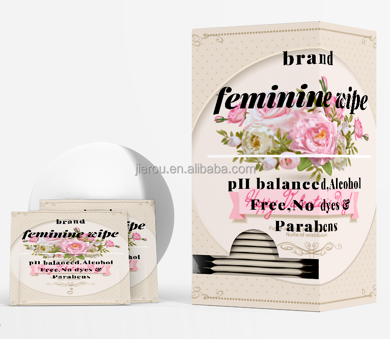 Wholesale Natural organic Feminine Wipes for vagina after sex