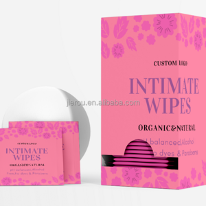 Wholesale Natural organic Feminine Wipes for vagina after sex