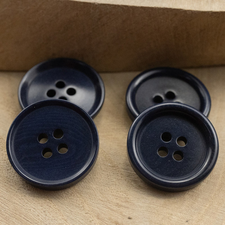 Square Round 2-Holes 4 Holes Resin Plastic Sewing Button Garment Accessories Polishing Custom Shirt Buttons For Clothing