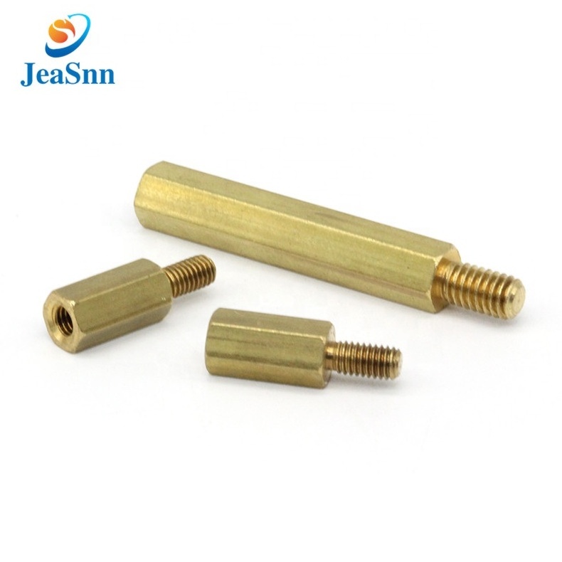 Customized Precision Hex Brass Female To Female Standoff M6 Metal Male Stainless Steel Standoff Screws Round Standoff Spacer