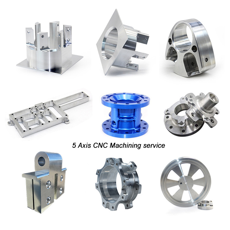 Precision Custom CNC 5 Axis Machining Aluminum Parts/Brass Milling Machined Parts/5 Axis Stainless Steel Parts Turning Service