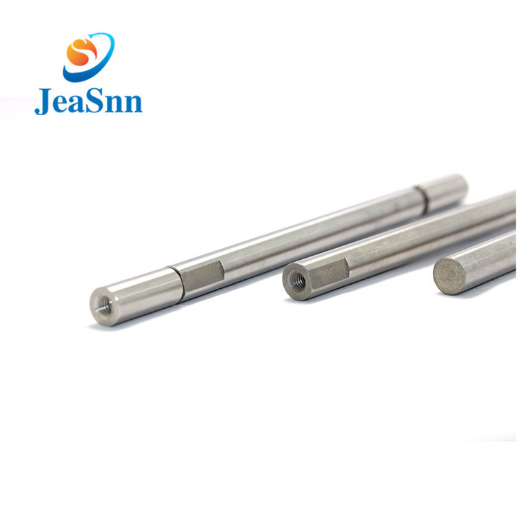 CNC small brass double threaded 20mm metal pin shaft price carbon steel custom round shaft precision 304 stainless steel shaft