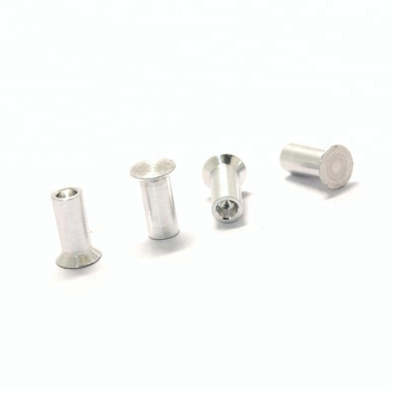 Custom Aluminum Countersunk Head Half hollow Rivet