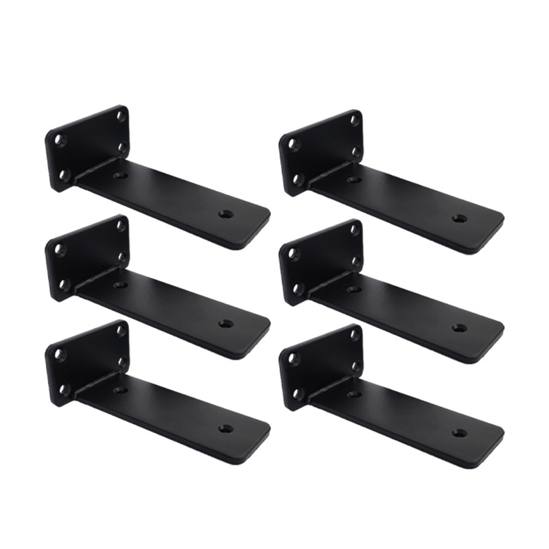 T Shelf Bracket Heavy Duty Diy Open Shelving Hardware Included Rustic Iron Metal Floating Shelf Brackets