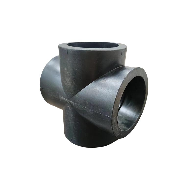 Plastic connect pipe fitting PVC UPVC 4 way connector equal cross socket joint for aquarium