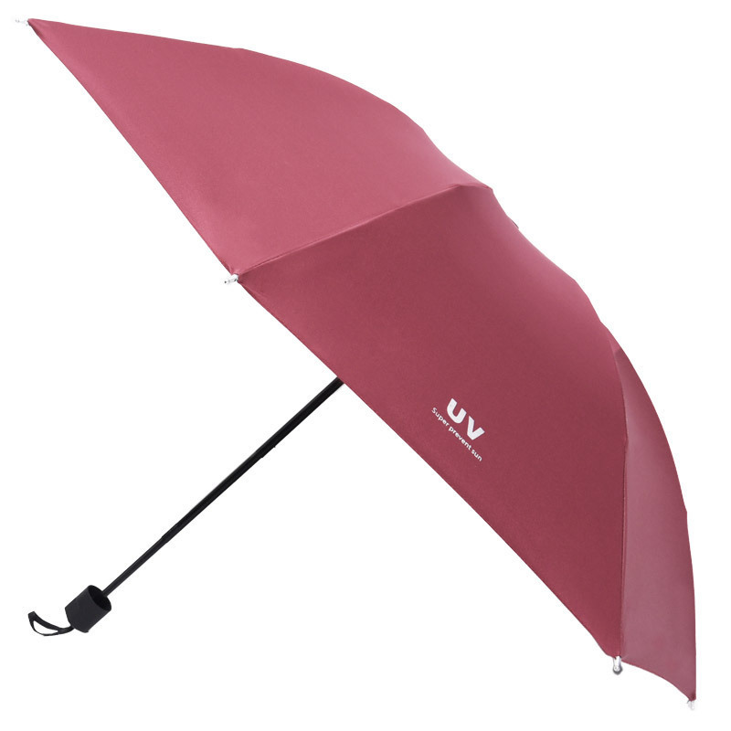 Wholesale 2022 new high quality china Portable dual-use sunny vinyl folding umbrella can be customized logo umbrella