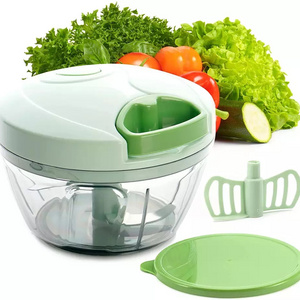 New Kitchen Accessories Blender Garlic Cutter Mini Manual Vegetable Fruit Garlic Ginger Onion Meat Shredder Hand Pull Chopper