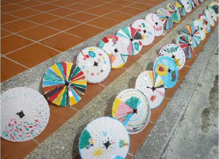 Wholesale 2022 new Plain White Chinese Wedding Paper Umbrella Paper Parasols