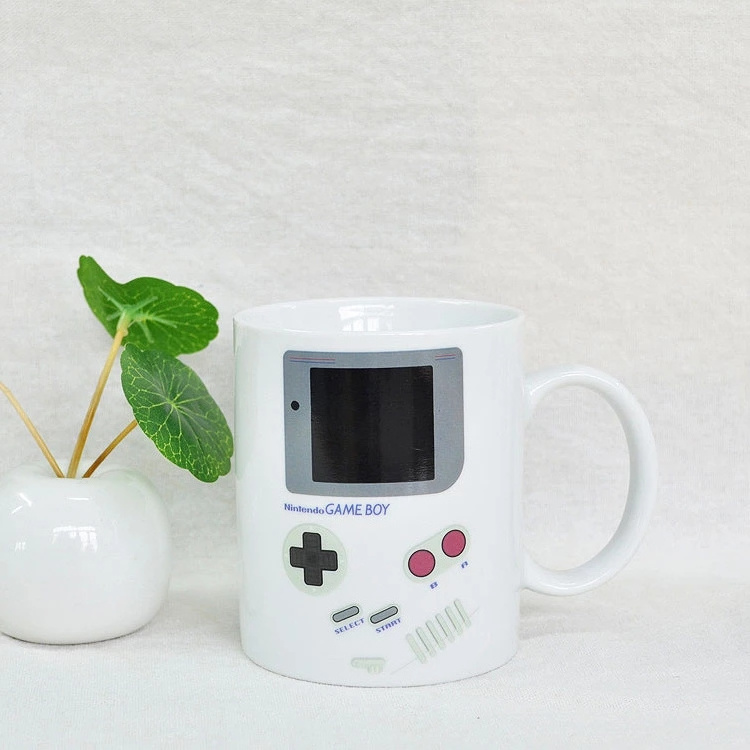 Wholesale 2022 Creative Game Machine Magic Mug Temperature Color Changing Chameleon Cups Heat Sensitive Cup Coffee Tea Milk Mug