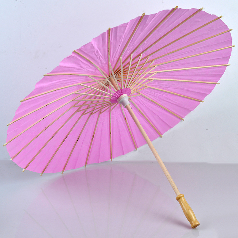 Wholesale 2022 new Plain White Chinese Wedding Paper Umbrella Paper Parasols