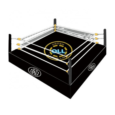 Standard wrestling ring 6m*6m canvas offical competition Boxing ring small customized for sale