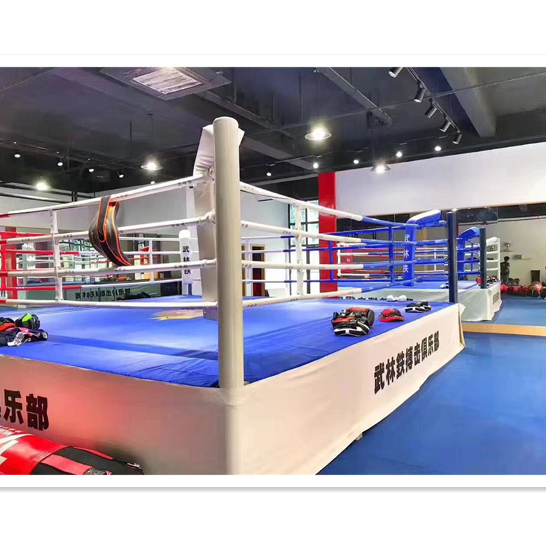 5mx5m 6mx6m  8mx8m customized Boxing ring competition standard  floor boxing ring fight for training