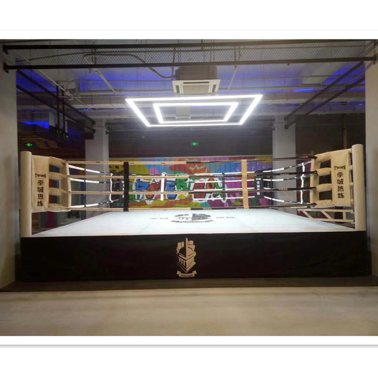 5mx5m 6mx6m  8mx8m customized Boxing ring competition standard  floor boxing ring fight for training